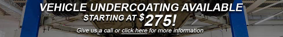 Undercoating Available